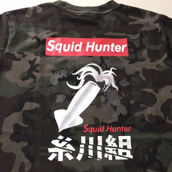Tシャツ 【転写プリント】 背面・A4サイズ程度