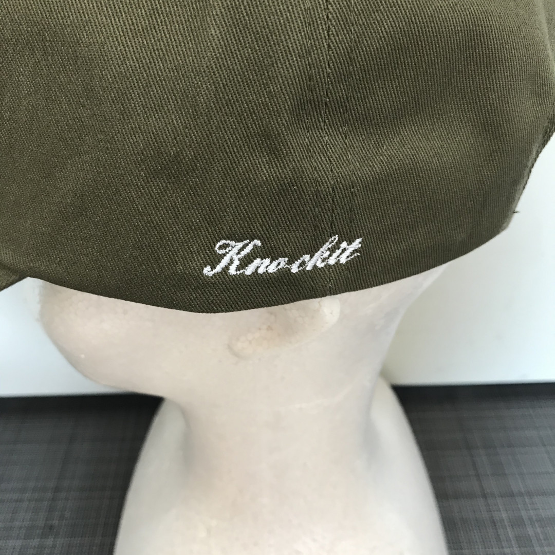 キャップ 【ネーム：筆記体】 左サイド・全体横3.5cm