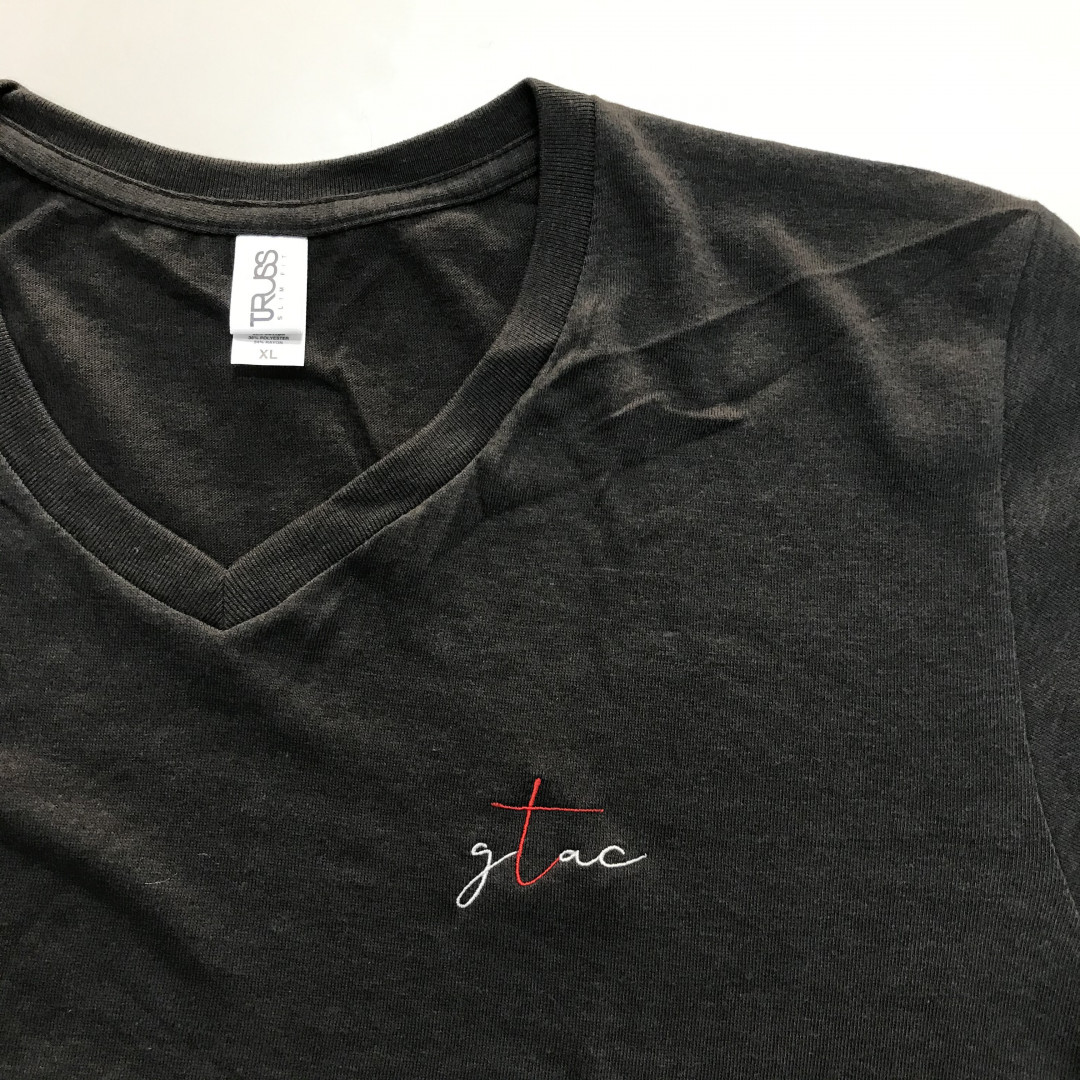 Tシャツ 【ロゴ刺繍】 左胸・横5cm 