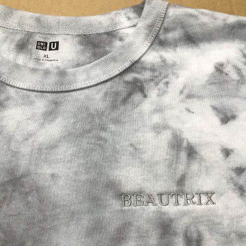 Tシャツ 【ネーム刺繍：センチュリー体】 左胸・1文字1cm
