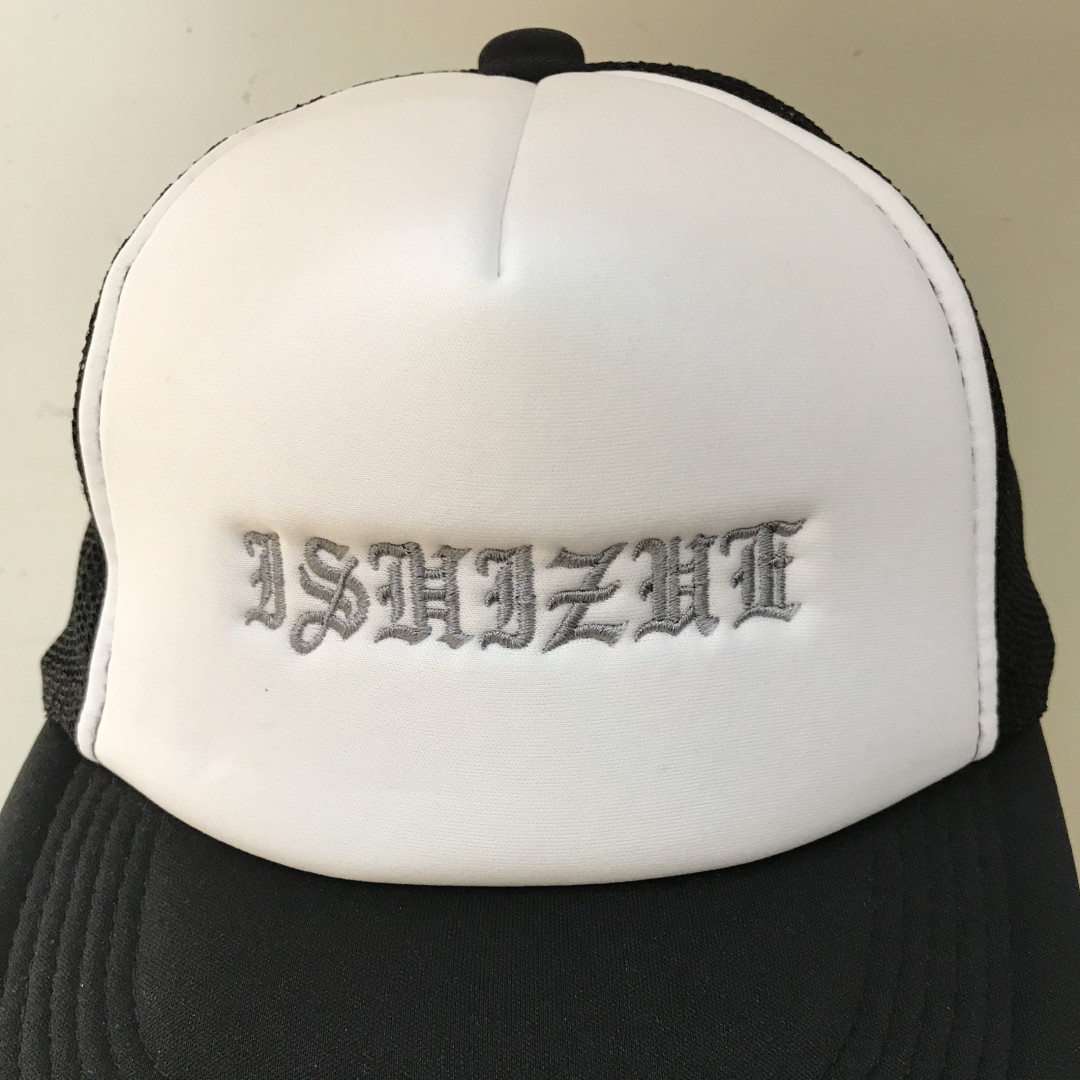 キャップ 【ネーム：オールドイングリッシュ】 前面中央・1文字1.5cm