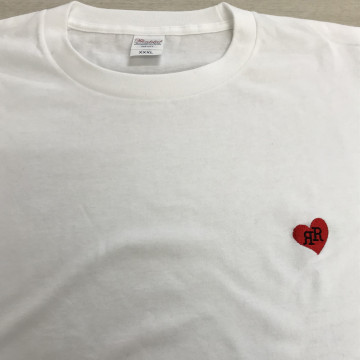 Tシャツ 【ロゴ刺繍】 左胸・3×3cm