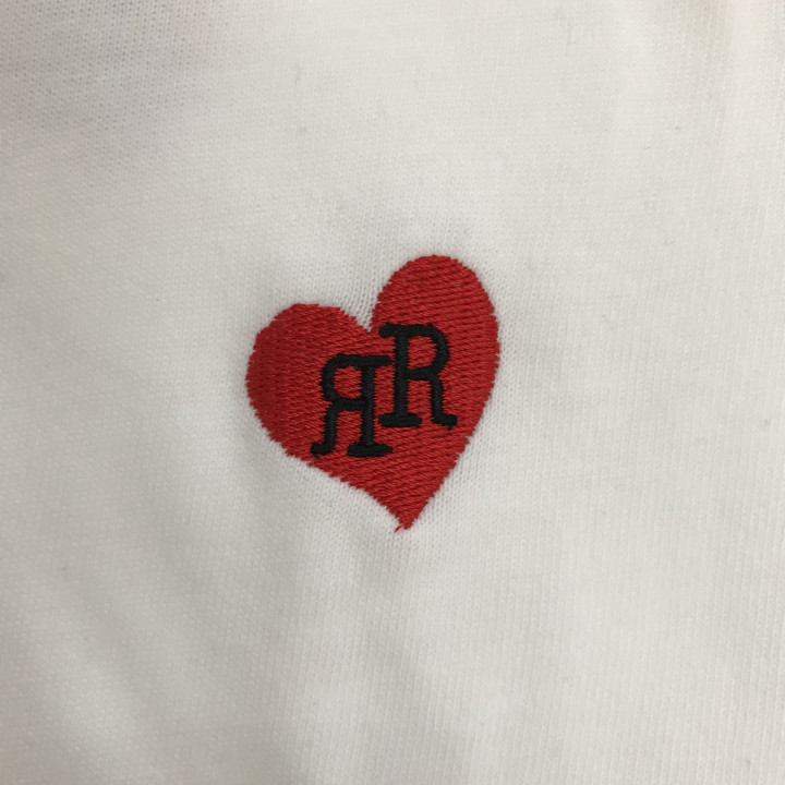 Tシャツ 【ロゴ刺繍】 左胸・3×3cm