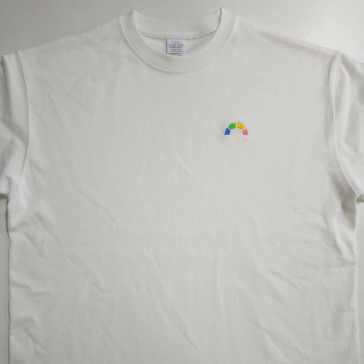 Ｔシャツ 【ロゴ刺繍】 左胸・縦2cm×横4cm
