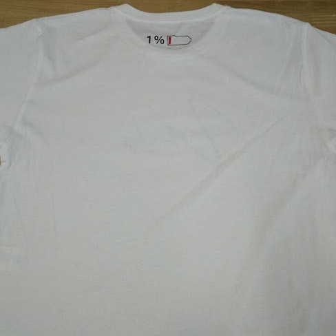 Tシャツ〈お持込み〉 【シルクプリント】 背面襟下・縦2cm×横8cm程度