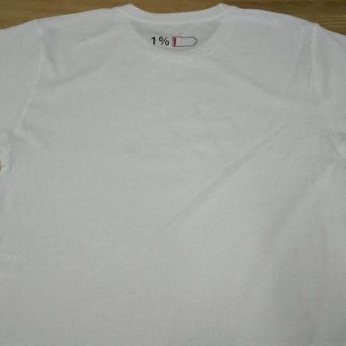 Tシャツ〈お持込み〉 【シルクプリント】 背面襟下・縦2cm×横8cm程度