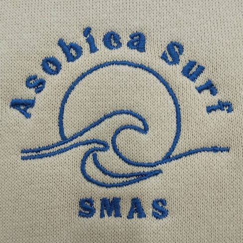 スウェット 【ロゴ刺繍】 左胸・縦5cm×横6cm程度