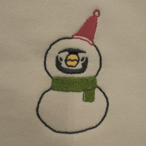 スウェット 【ロゴ刺繍】 左胸・縦8cm×横4.5cm程度