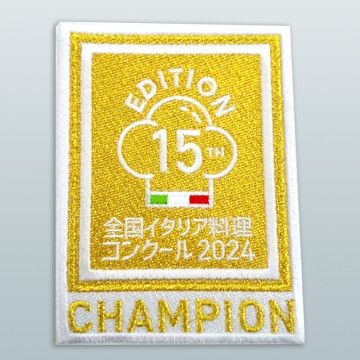 ワッペン単体 【刺繍ワッペン】 縦10cm×横7.5cm程程度（フチ込み）