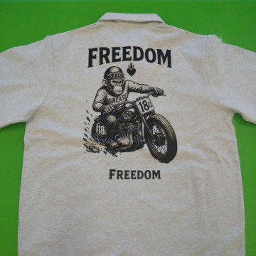 アウター  【DTF転写プリント】  背面中央・縦40cm(横26.6cm程)