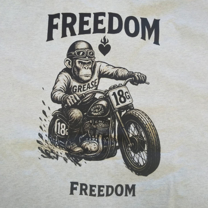 アウター  【DTF転写プリント】  背面中央・縦40cm(横26.6cm程)