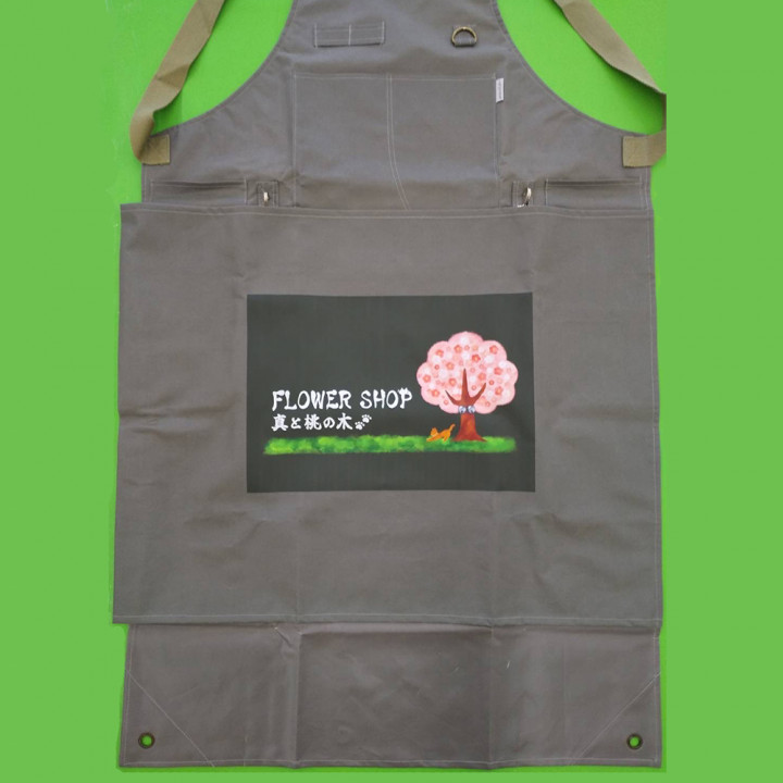 エプロン〈お持込み〉  【DTF転写プリント】  正面下部・横36cm×縦24.8cm程