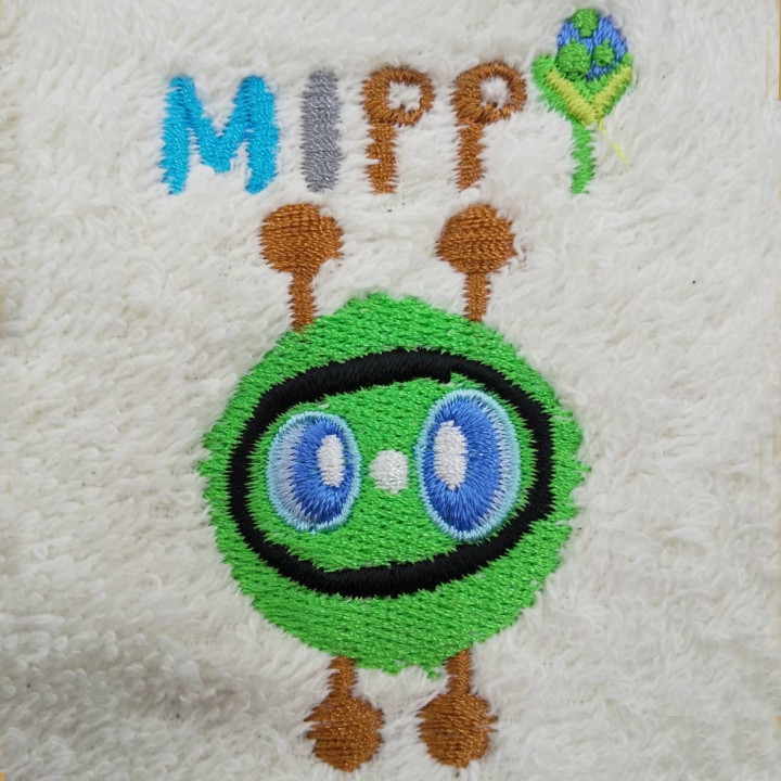 タオルハンカチ 【ロゴ刺繍】 全面右下・縦6cm×横4cm程度