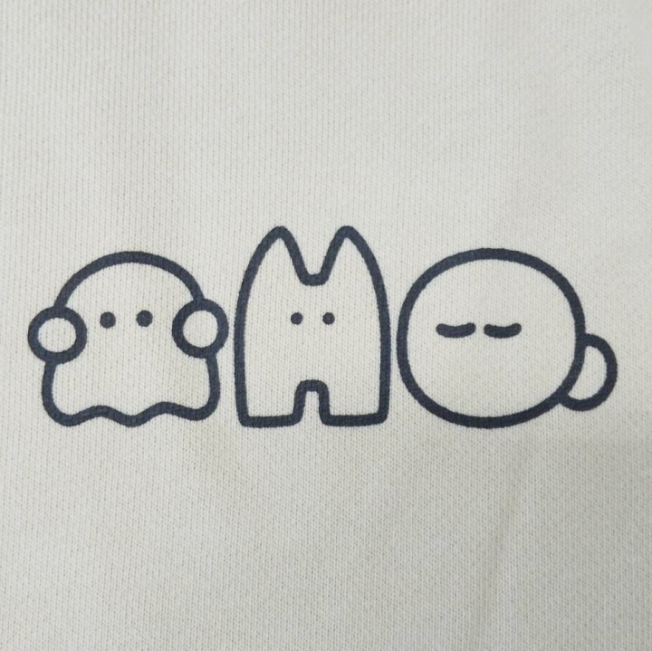トレーナー 【ロゴ刺繍】 左胸・縦4cm×横12cm程度