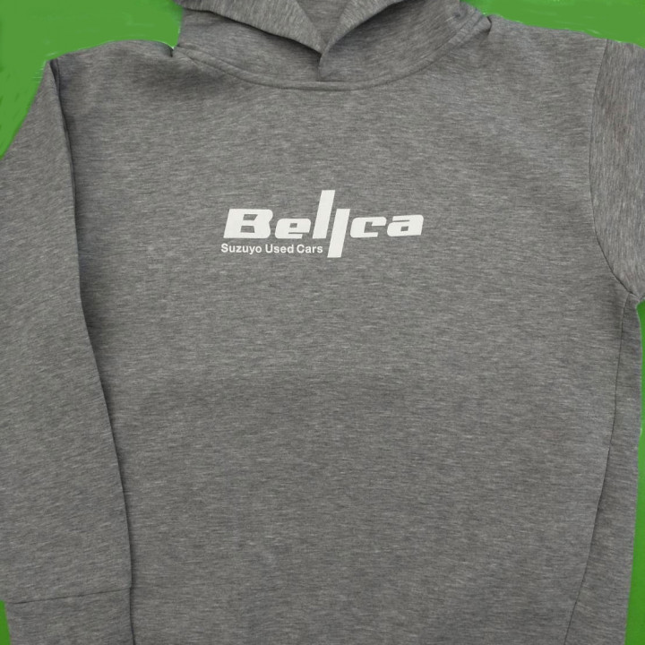 パーカー 【シルクプリント】 胸中央・縦6.5cm×横20cm程度