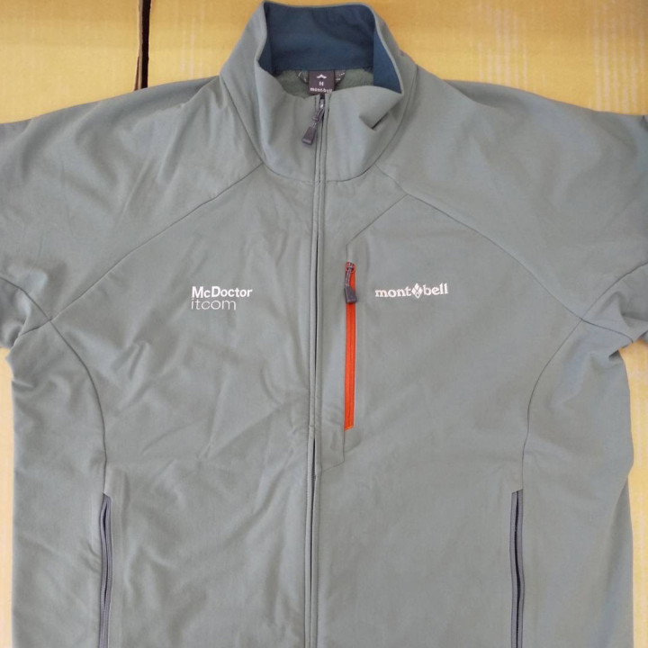 ジャケット〈お持込み〉 【DTF転写プリント】 左胸・縦2.2cm×横5.5cm程度