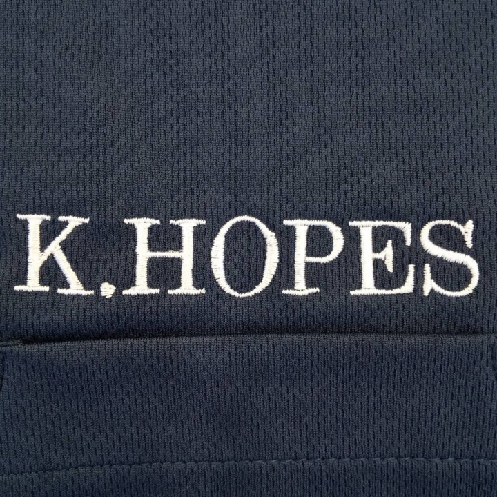 ポロシャツ 【ネーム刺繍：センチュリー体】 左胸・1文字1.5cm