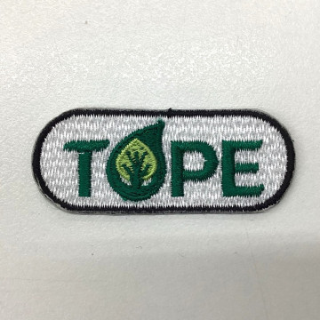 ワッペン単体 【刺繍ワッペン】 横5cm（縦2cm程度）（フチ込み）