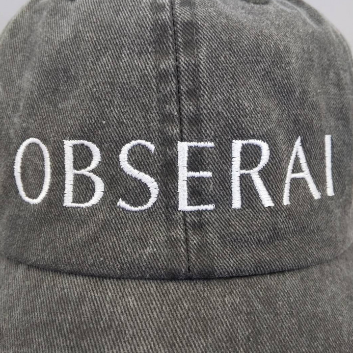 キャップ 【ロゴ刺繍】 フロント・縦2cm×横11cm程度