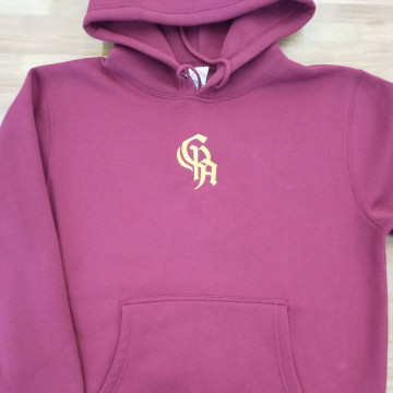 パーカー 【ロゴ刺繍】 胸中央・縦8cm×横5.8cm程度