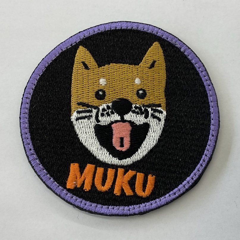 ワッペン単体 【刺繍ワッペン】 縦6.5cm×横6.5cm程度（フチ込み）