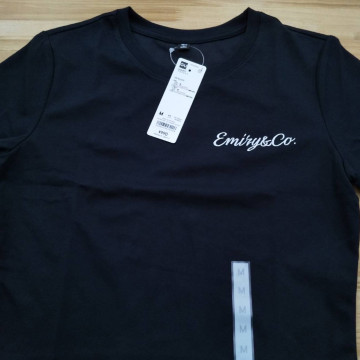  Tシャツ〈お持込み〉  【ロゴ刺繍】  左胸・横9.5cm×縦2.5cm程度