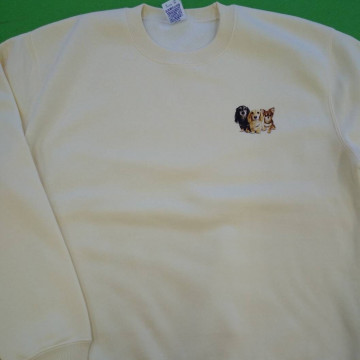 スウェット 【転写DTFプリント】 左胸・縦5cm×横7cm程度