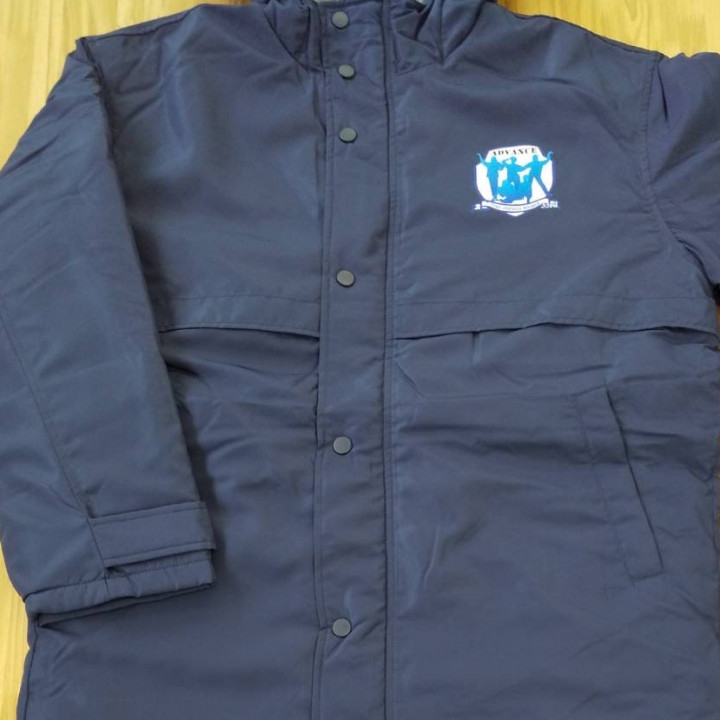 ベンチコート 【転写DTFプリント】 左胸・縦8cm×横8cm程度