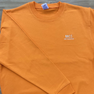 スウェット 【ロゴ刺繍】 左胸・横5cm×横2.5cm程度