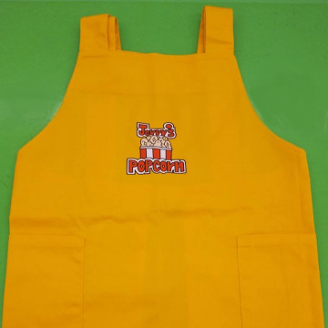 エプロン 【転写DTFプリント】 胸中央・縦9.5cm×横10cm程度