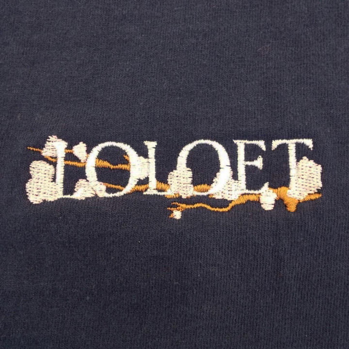 Tシャツ〈お持込み〉 【ロゴ刺繍】 左胸・縦2.5×横8cm程度