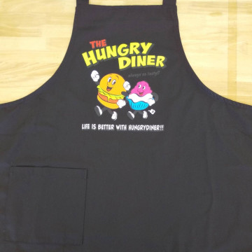 エプロン 【DTF転写プリント】 胸中央・縦21cm×横19cm程度