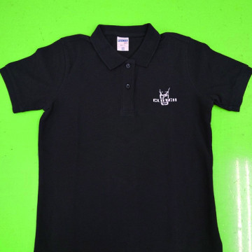 ポロシャツ  【ロゴ刺繍】  左胸・横6cm×縦4.3cm程度	
