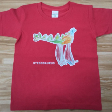 Ｔシャツ 【DTF転写プリント】 胸中央・縦18×横20cmcm程度
