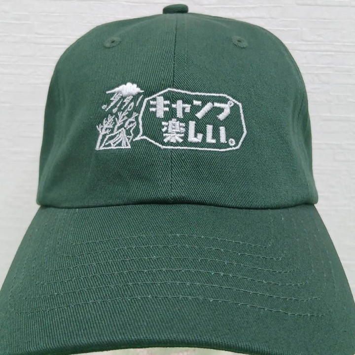 キャップ 【ロゴ刺繍】 フロント・縦3cm×横7cm程度