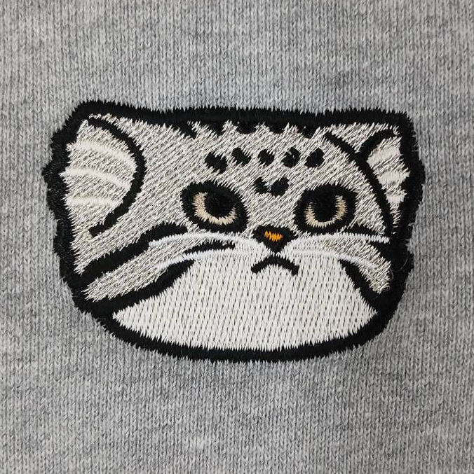 トレーナー 【ロゴ刺繍】 左胸・縦4cm×横6cm程度