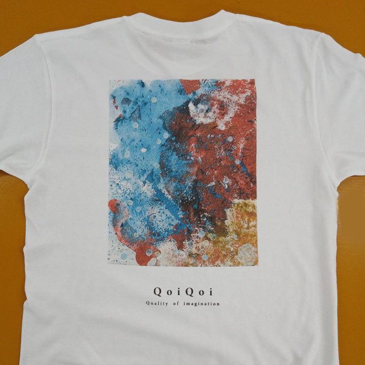 長袖Tシャツ 【インクジェットプリント】 背面・縦38cm×横25cm程度
