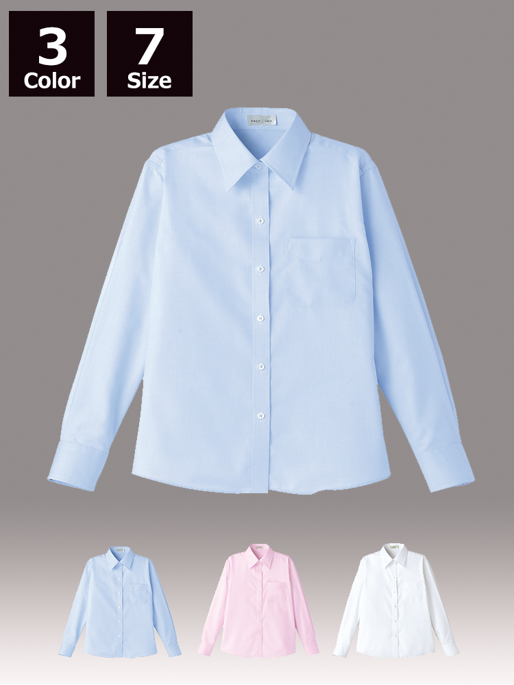 吸汗速乾長袖ブラウス