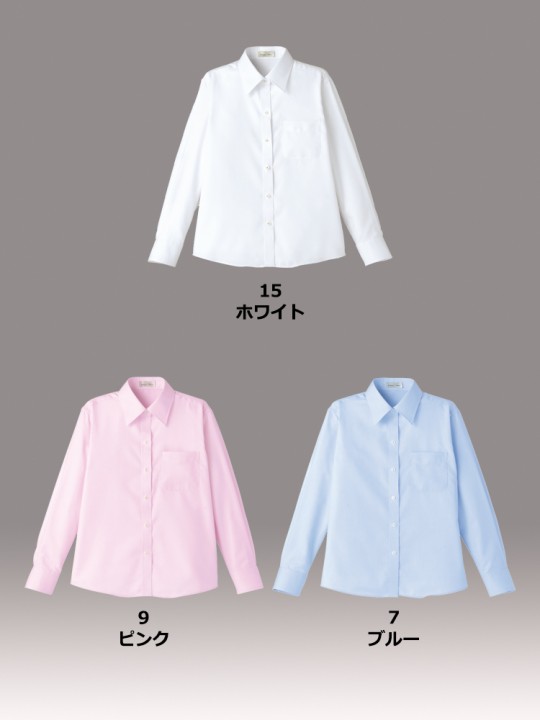 吸汗速乾長袖ブラウス