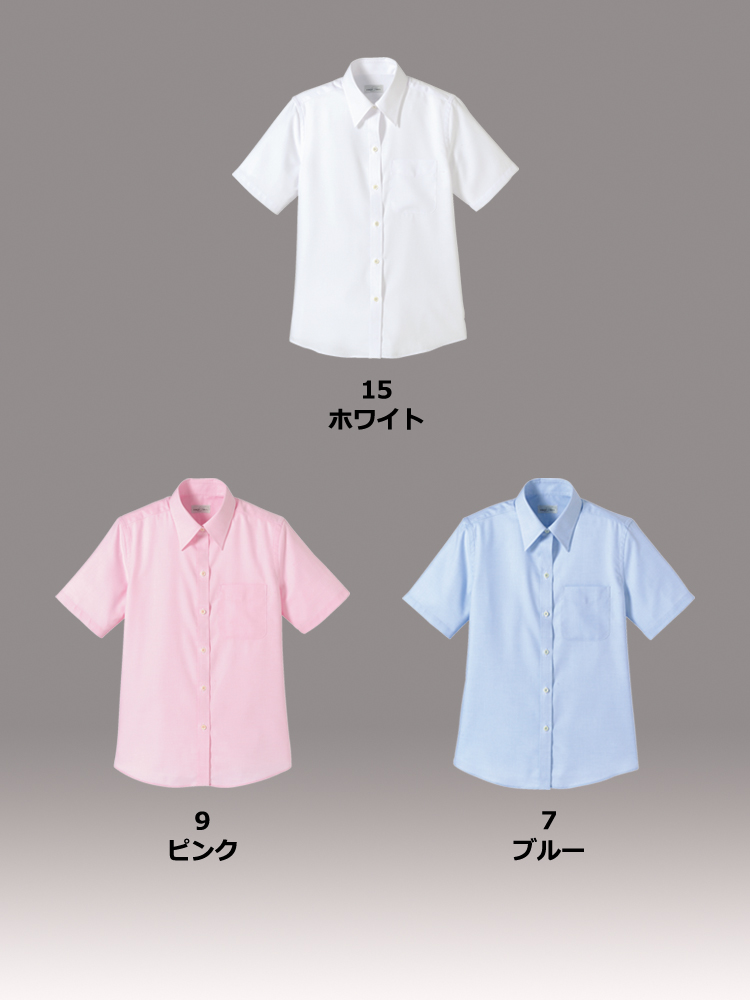 吸汗速乾半袖ブラウス