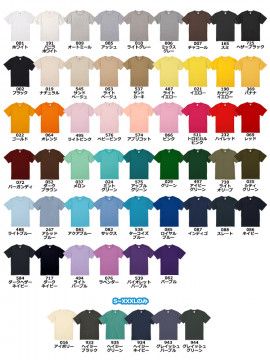 5.6oz　ハイクオリティーTシャツ(男女兼用)