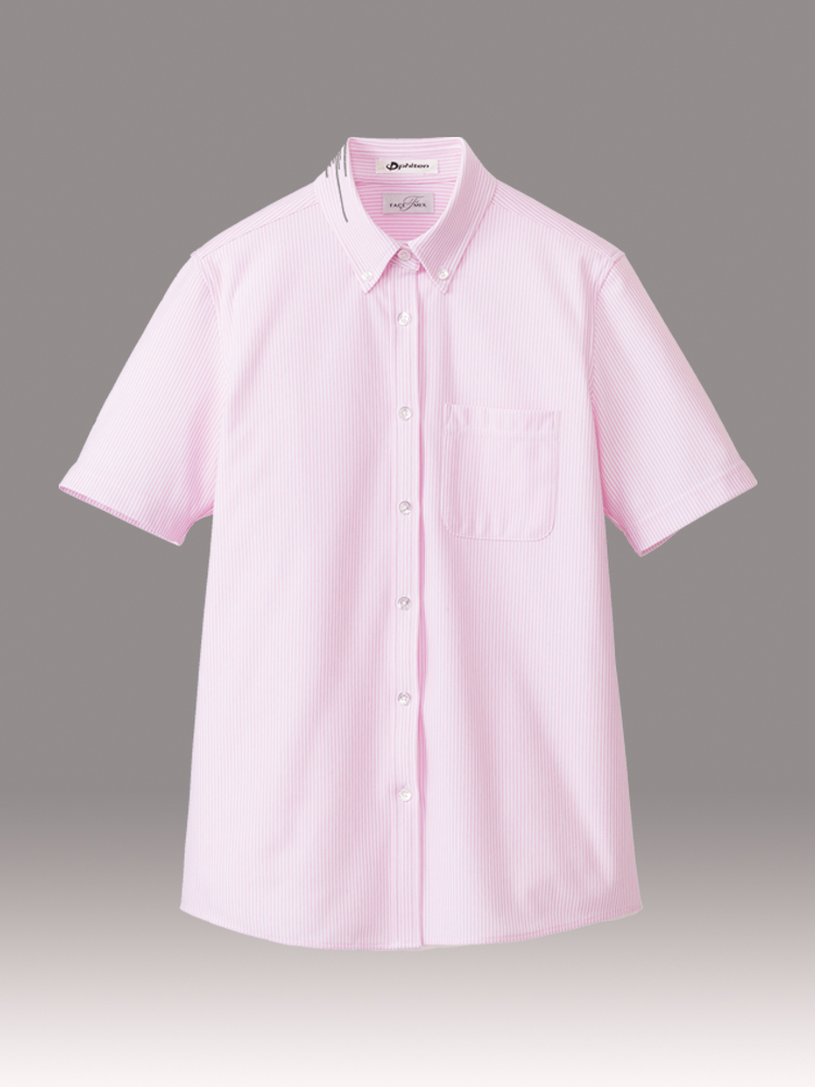 レディスニット吸汗速乾半袖ブラウス