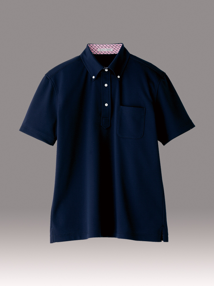 吸汗速乾メンズポロシャツ（チェック）