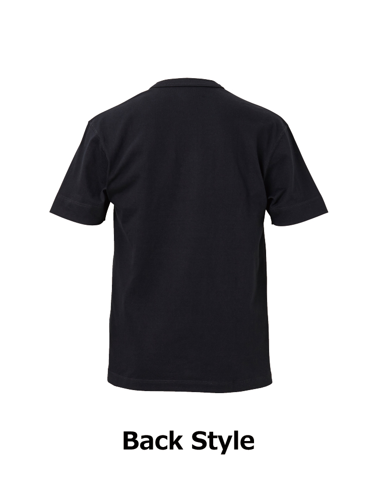 5.6oz　ヘンリーネックTシャツ