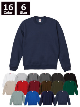 10.0oz T/Cクルーネックスウェット(裏起毛)