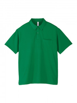 4.4oz ドライボタンダウンポロシャツ（ポケット付）