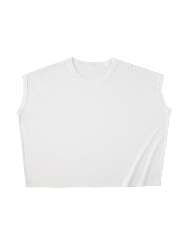 4.1oz スリーブレスワイド Tシャツ