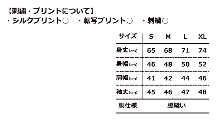 4.4oz トライブレンド 3/4スリーブ Tシャツ