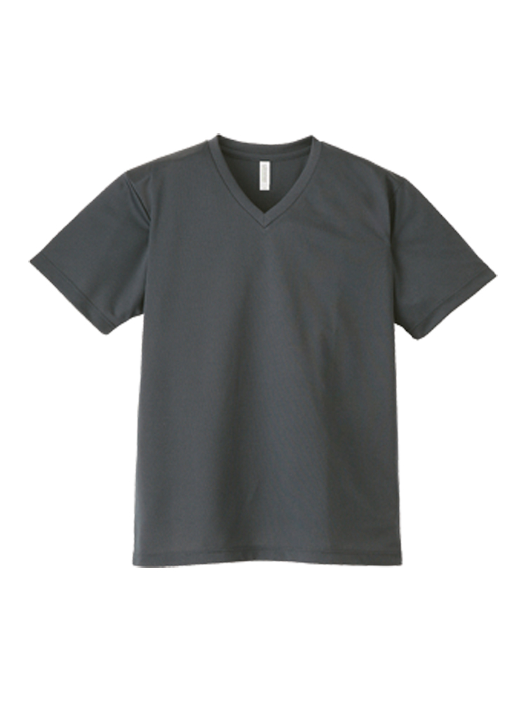 4.4オンスドライVネックTシャツ