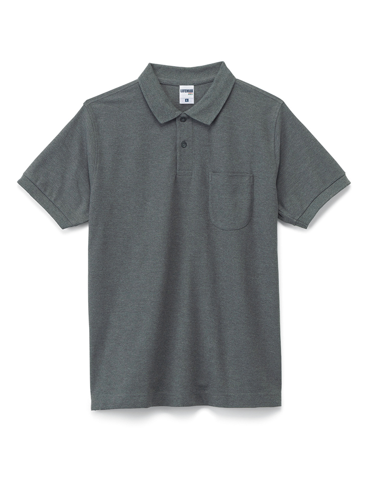 6.5oz　ＣＶＣ鹿の子ドライポロシャツ（ポケット付）